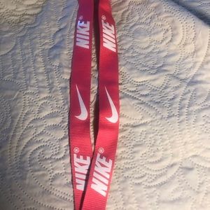 *FREE W ANY PURCHASE* Pink/White Nike Lanyard